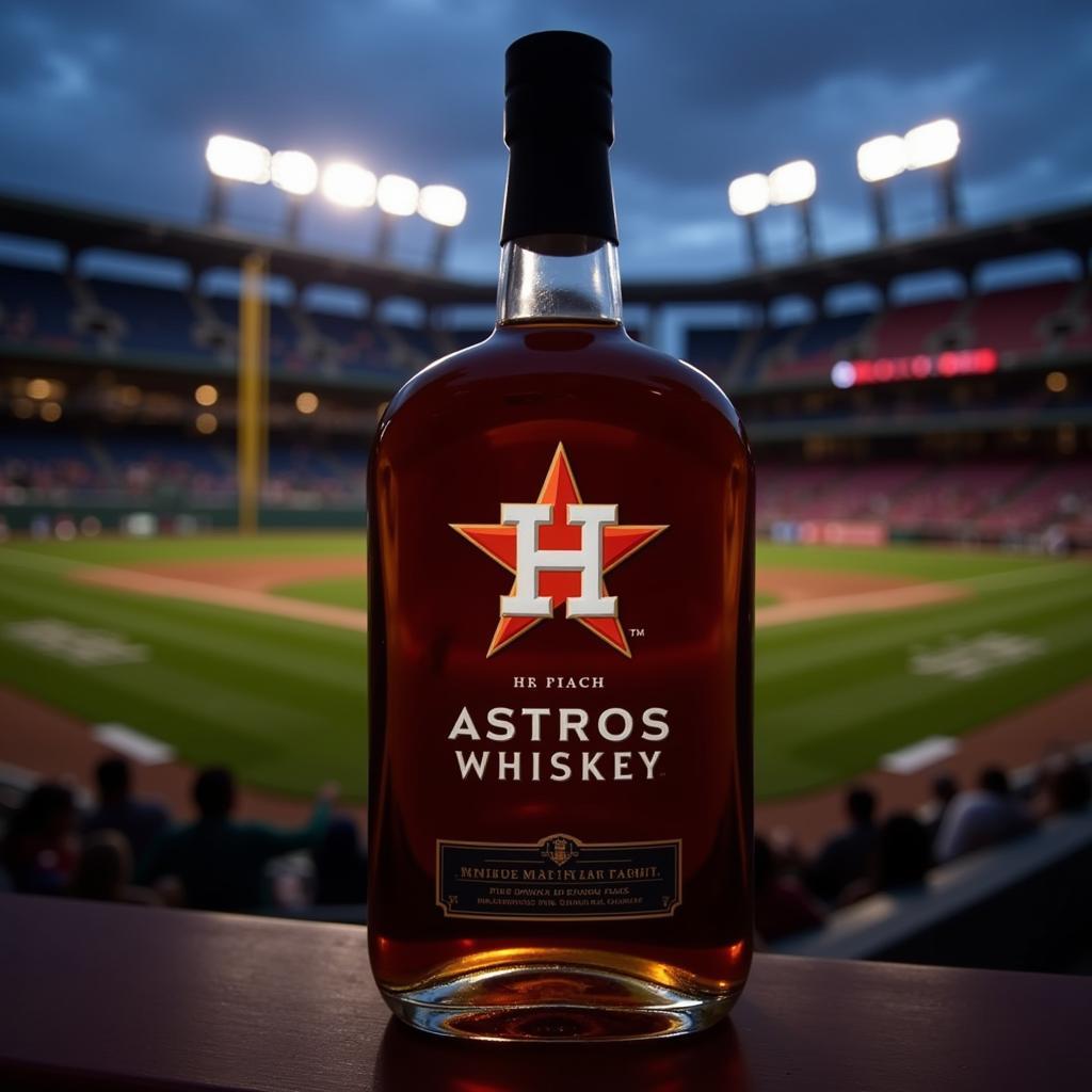 Astros Whiskey Bottle Design Concept