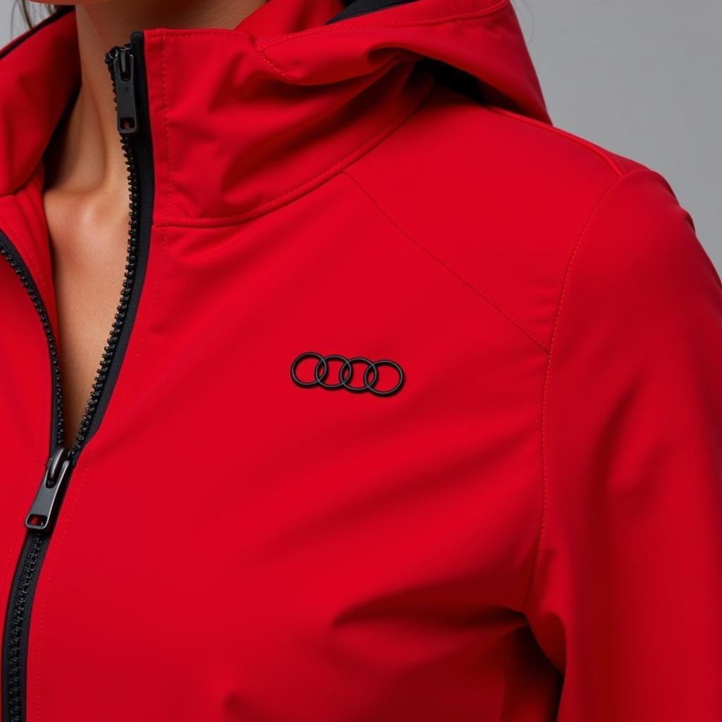 Women's Audi Softshell Jacket in Red