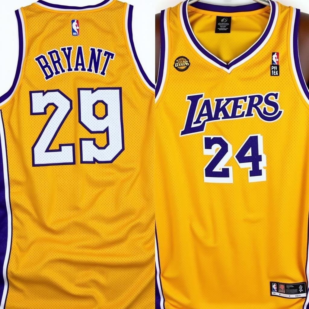 Authentic vs. Replica Kobe Bryant Jerseys