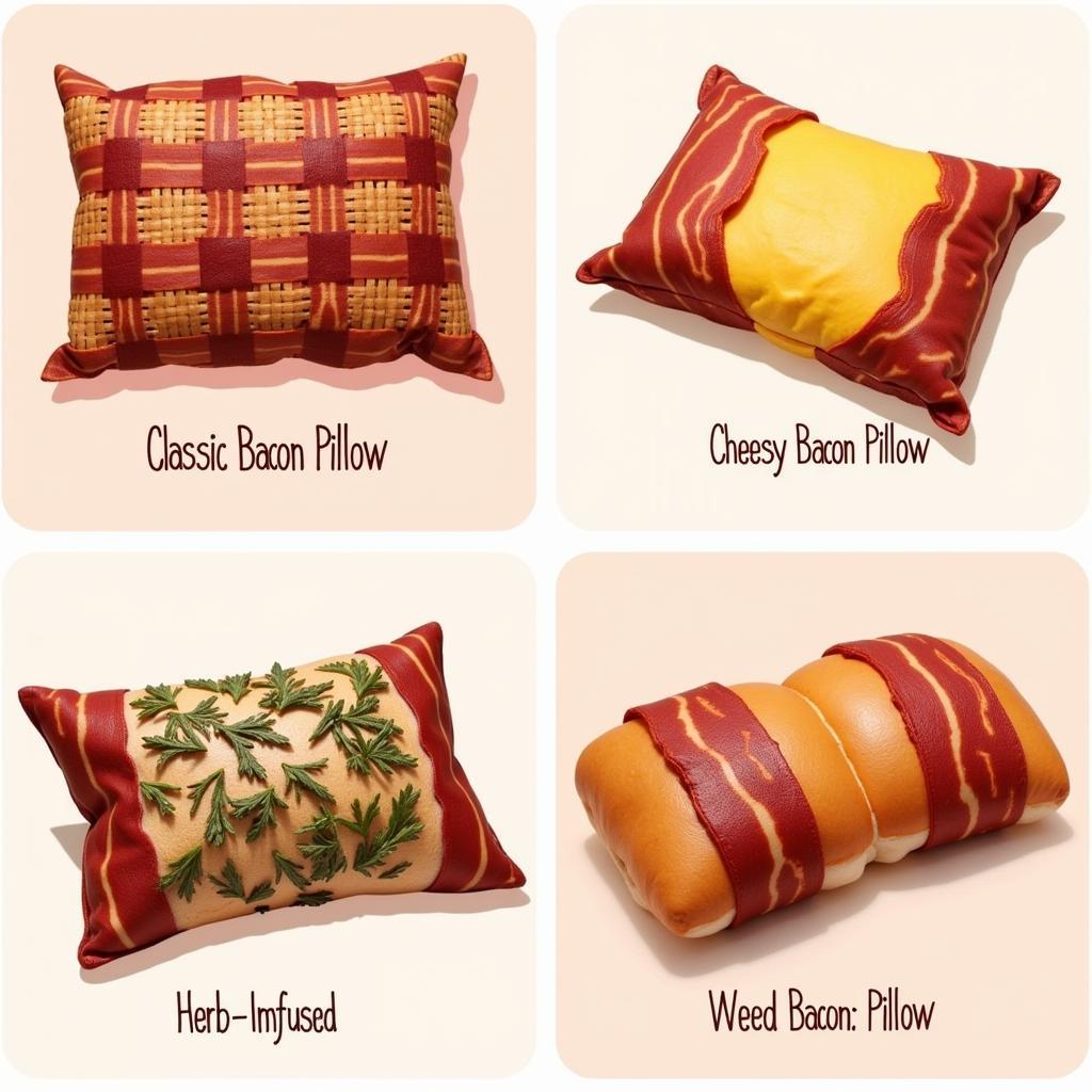 Different Types of Bacon Pillows