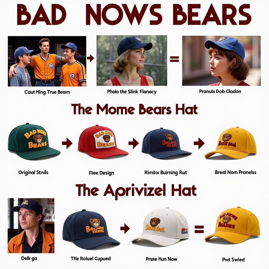 Bad News Bears Hat Through the Years