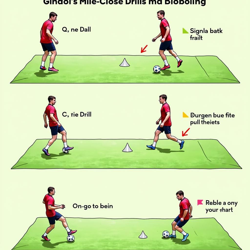 Midfielder Dribbling Exercises