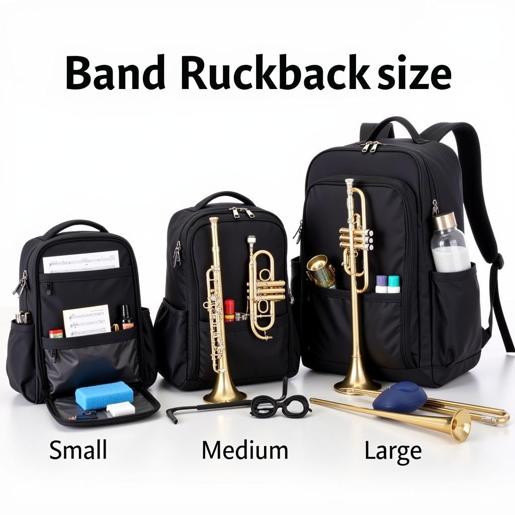 Band Rucksack Sizes: Small, Medium, and Large