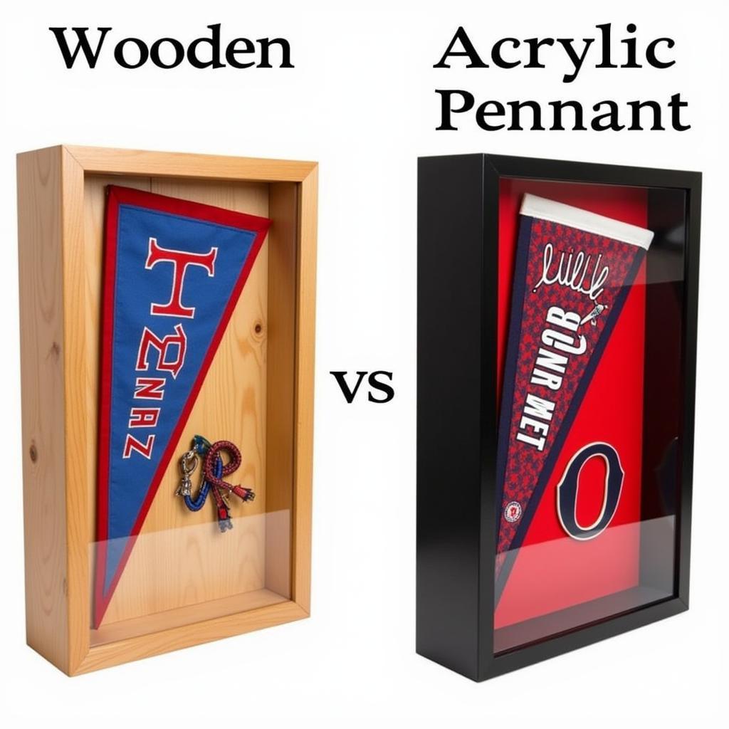 Baseball Pennant Display Case: Wood vs. Acrylic