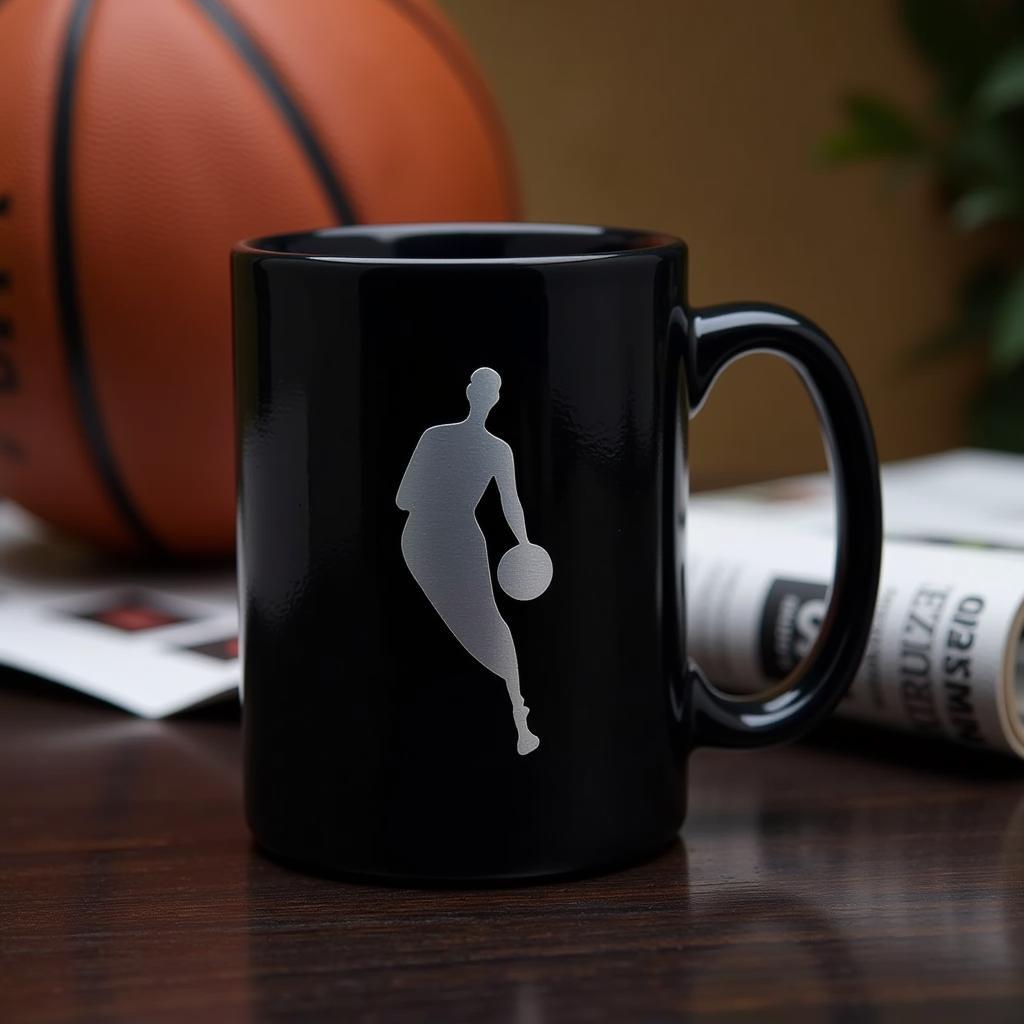 NBA Logo Basketball Coffee Mug