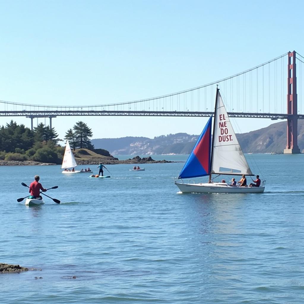 Sailing Activities in Bay Bridge Cove