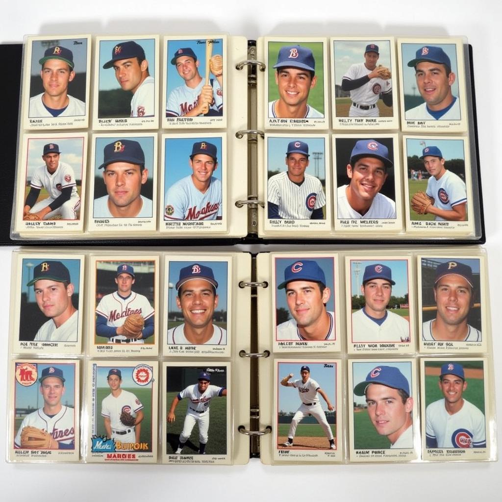 Billy Pierce Baseball Card Collection