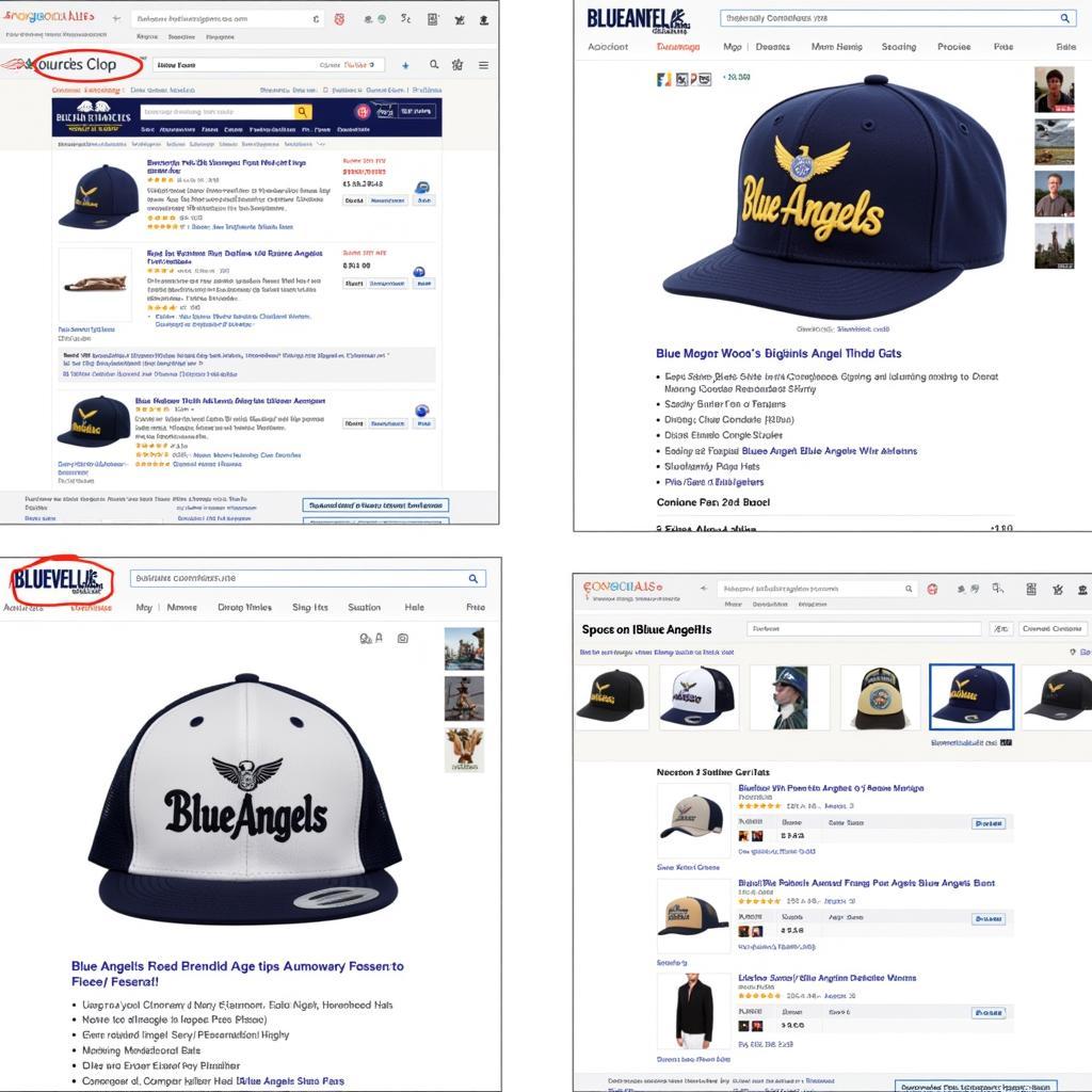 Online Retailers Selling Blue Angels Hats