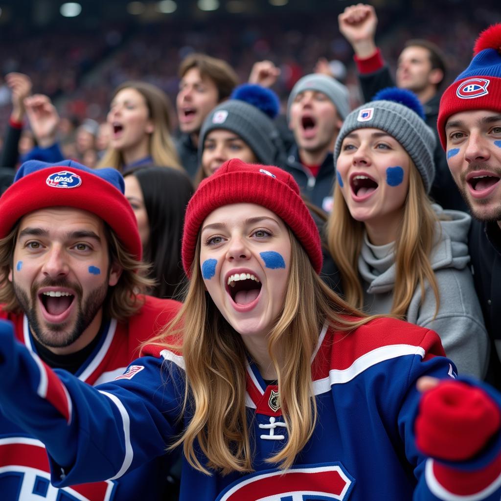 Buffalo Winter Classic 2024 Fans Celebrating