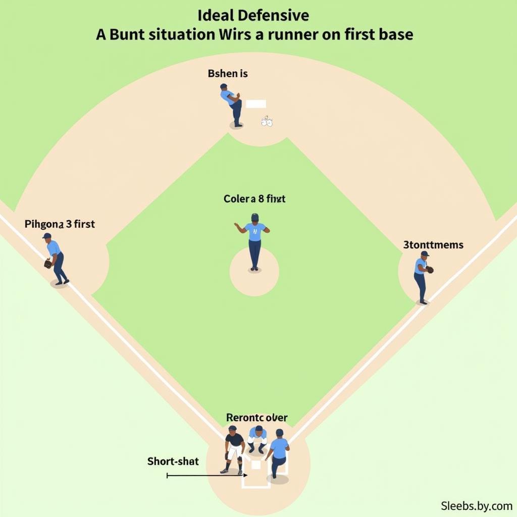 Bunt Defense Positioning Diagram