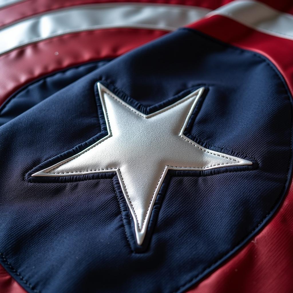 Captain America Vest Close Up