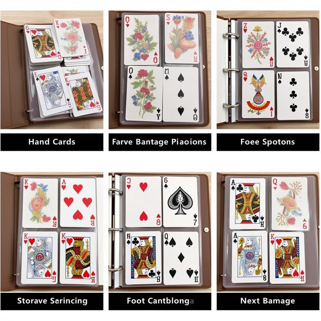 Card Storage with Protective Sleeves