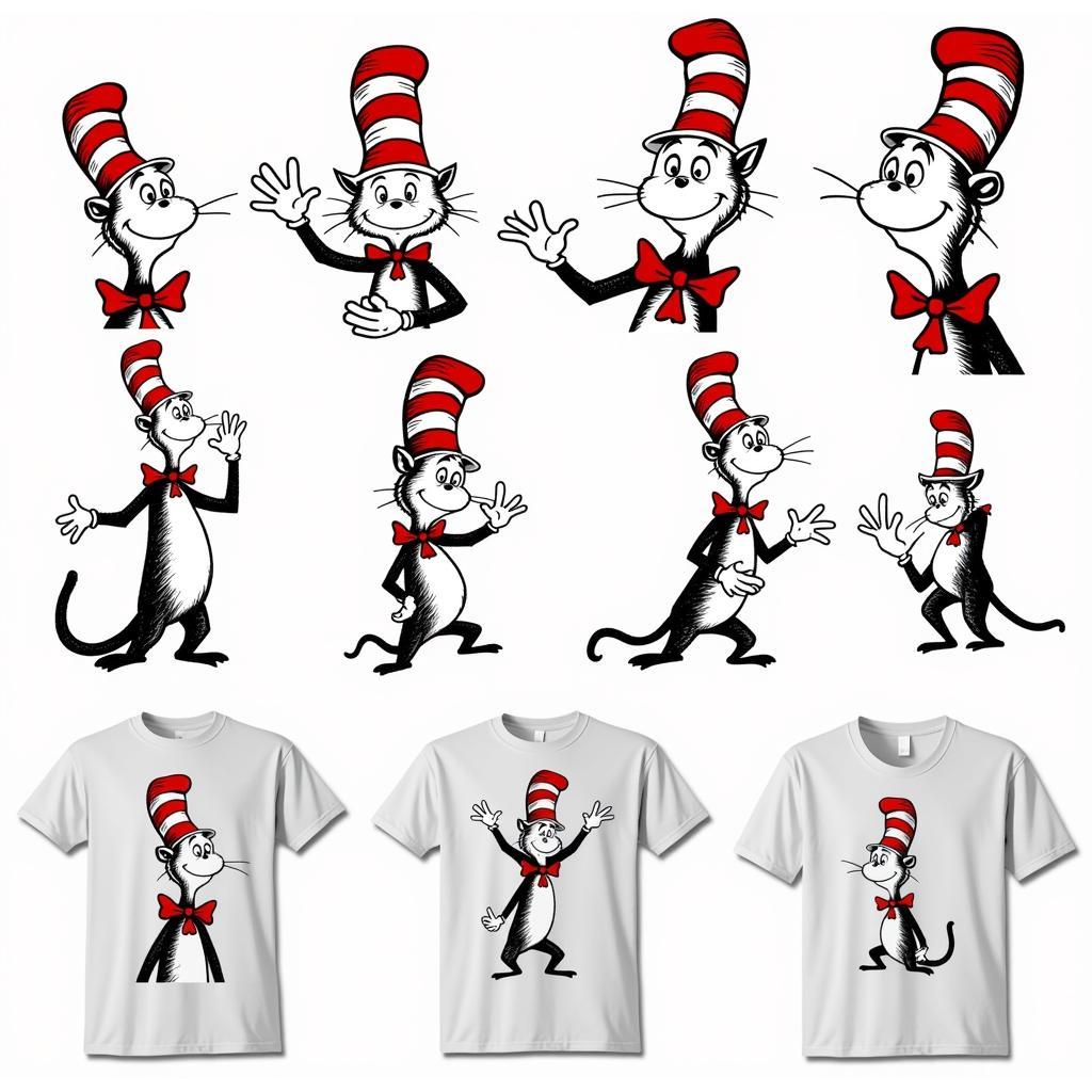 Cat and the Hat SVG Design Options