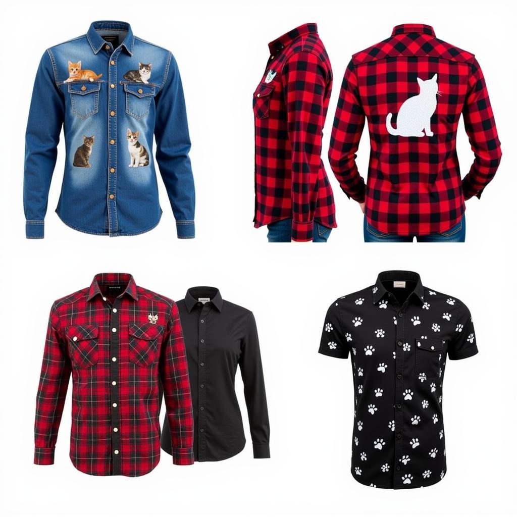 Different Styles of Cat Western Shirts