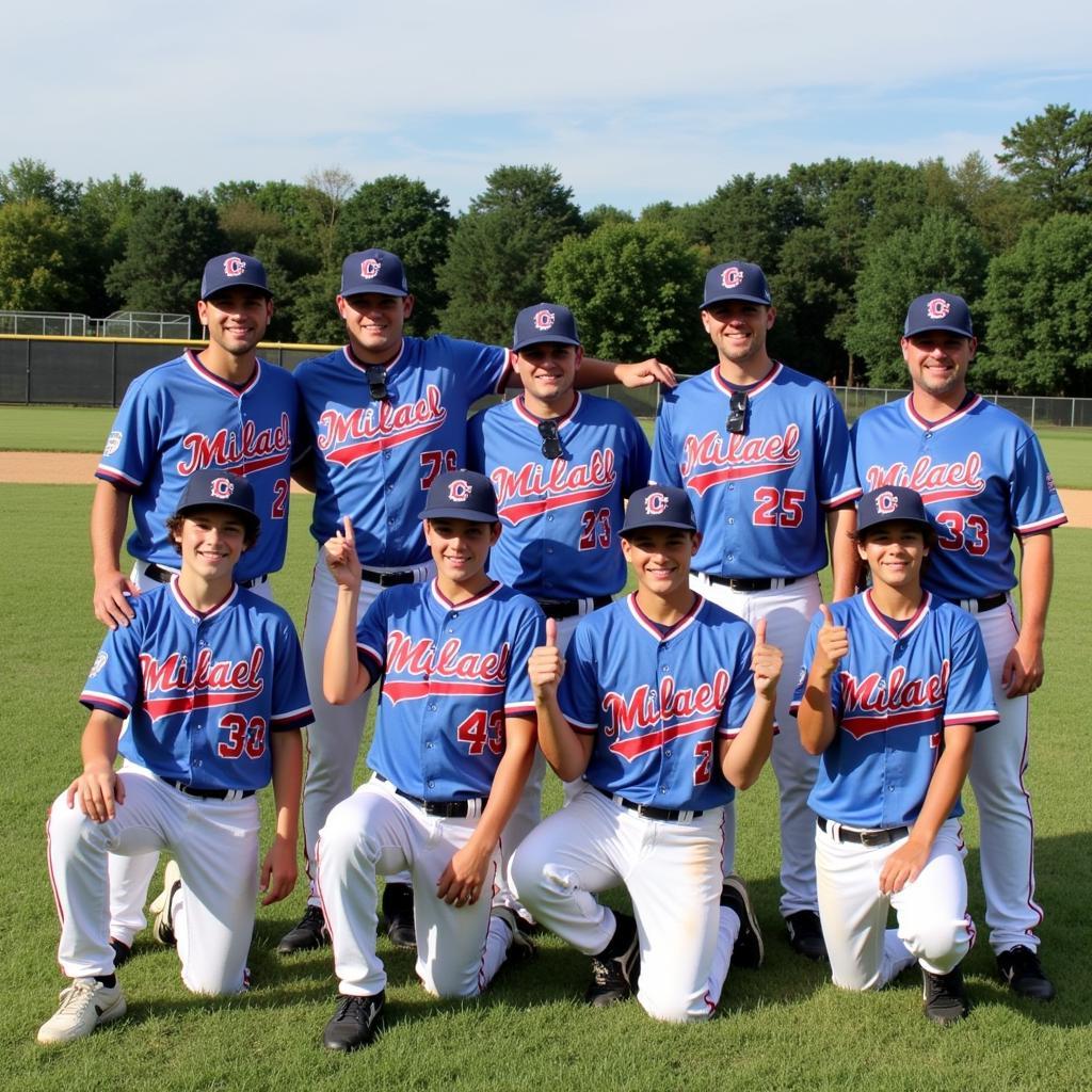 Central Wisconsin Impact Baseball Team Photo