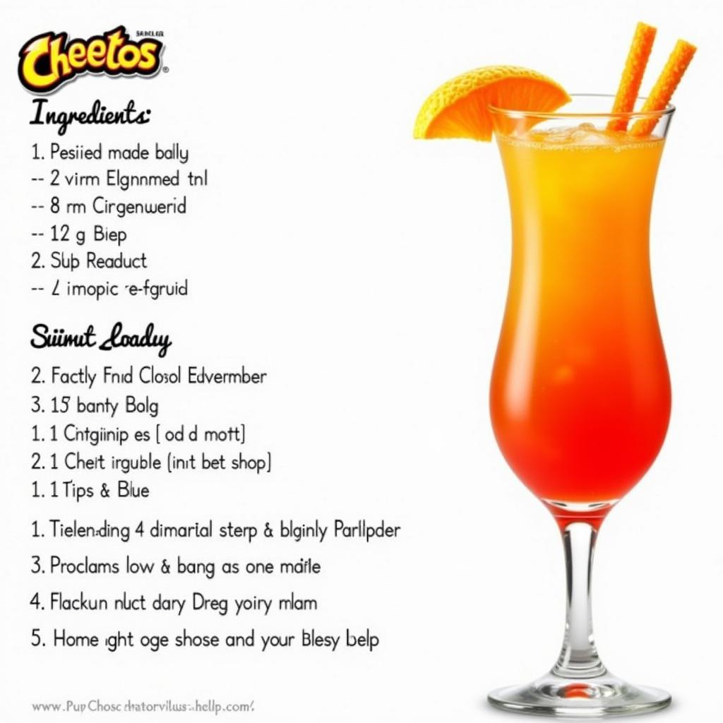 Cheetos Cocktail Recipe