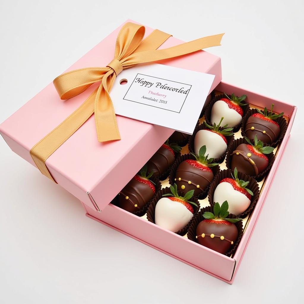 Chocolate Covered Strawberries Gift Box