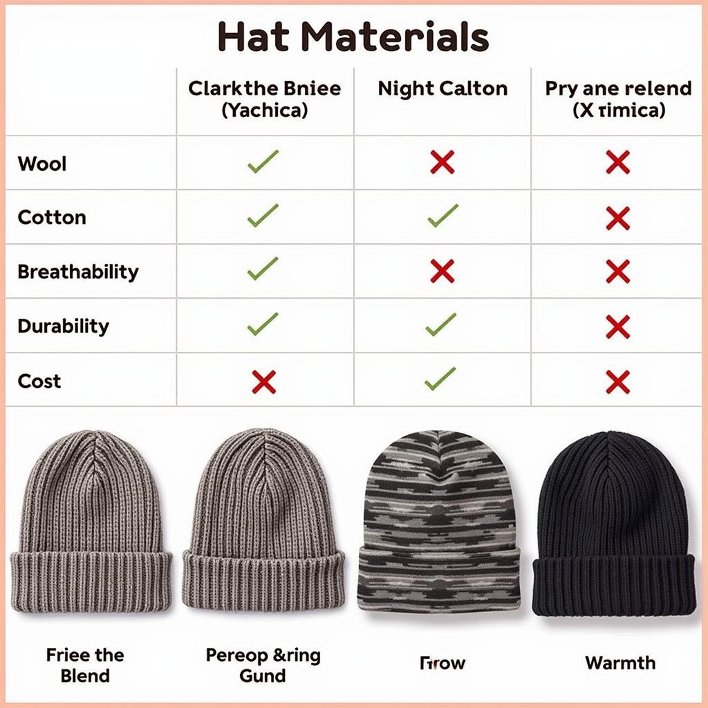 Comparing Different Materials for Clark the Bear Hats