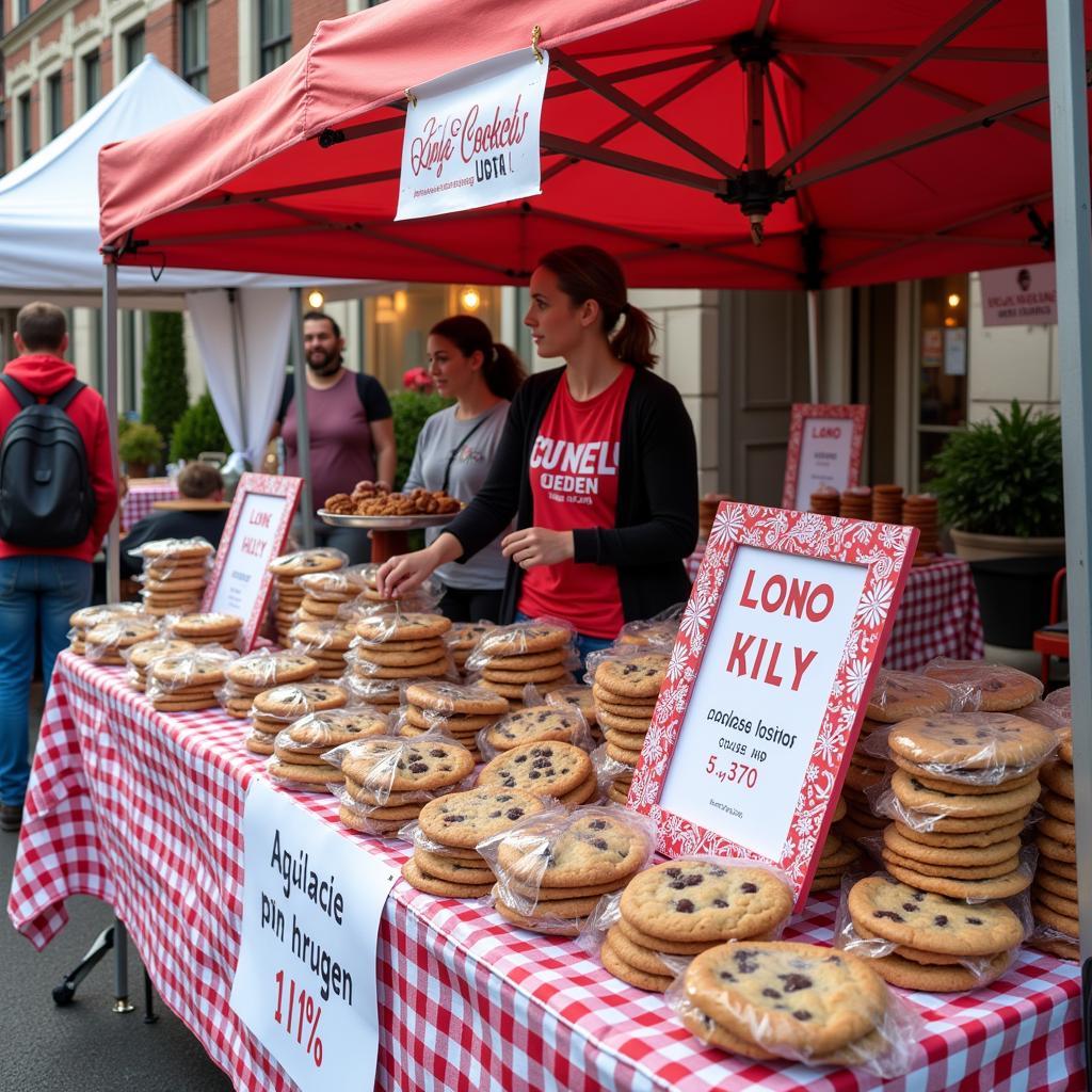 Classic Cookie Fundraiser Sales Booth