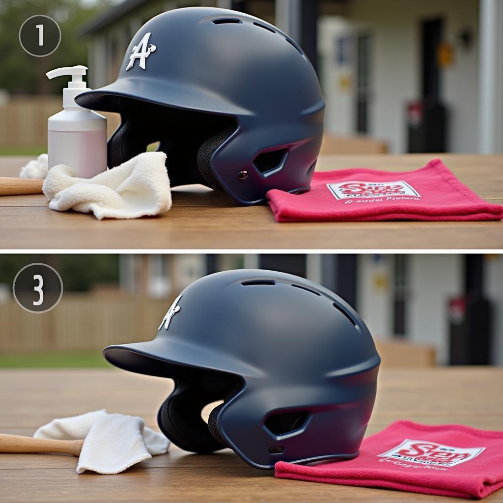 Cleaning an All Star Batting Helmet