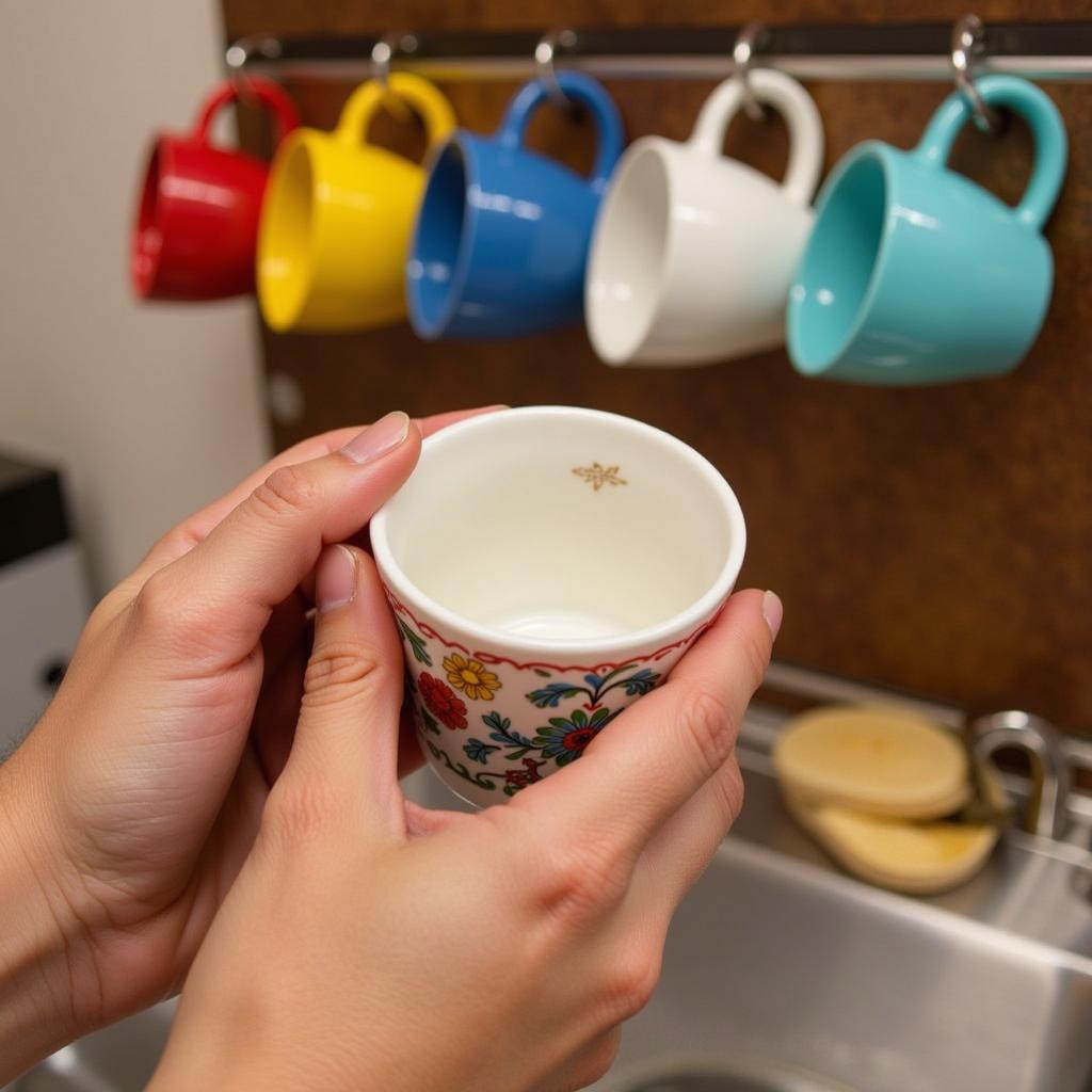 Properly Cleaning Sicilian Espresso Cups