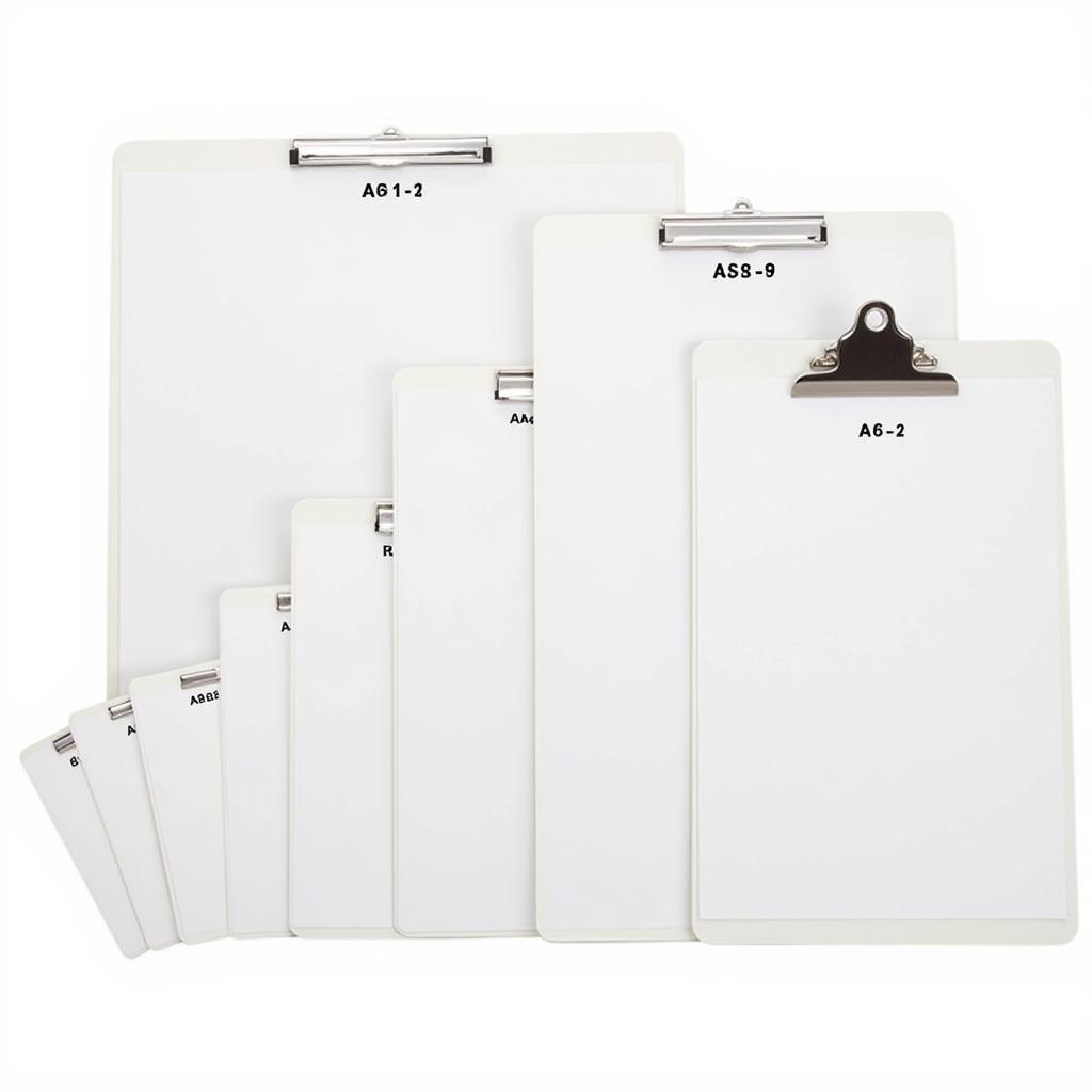 Clipboard with Flat Clip in Different Sizes