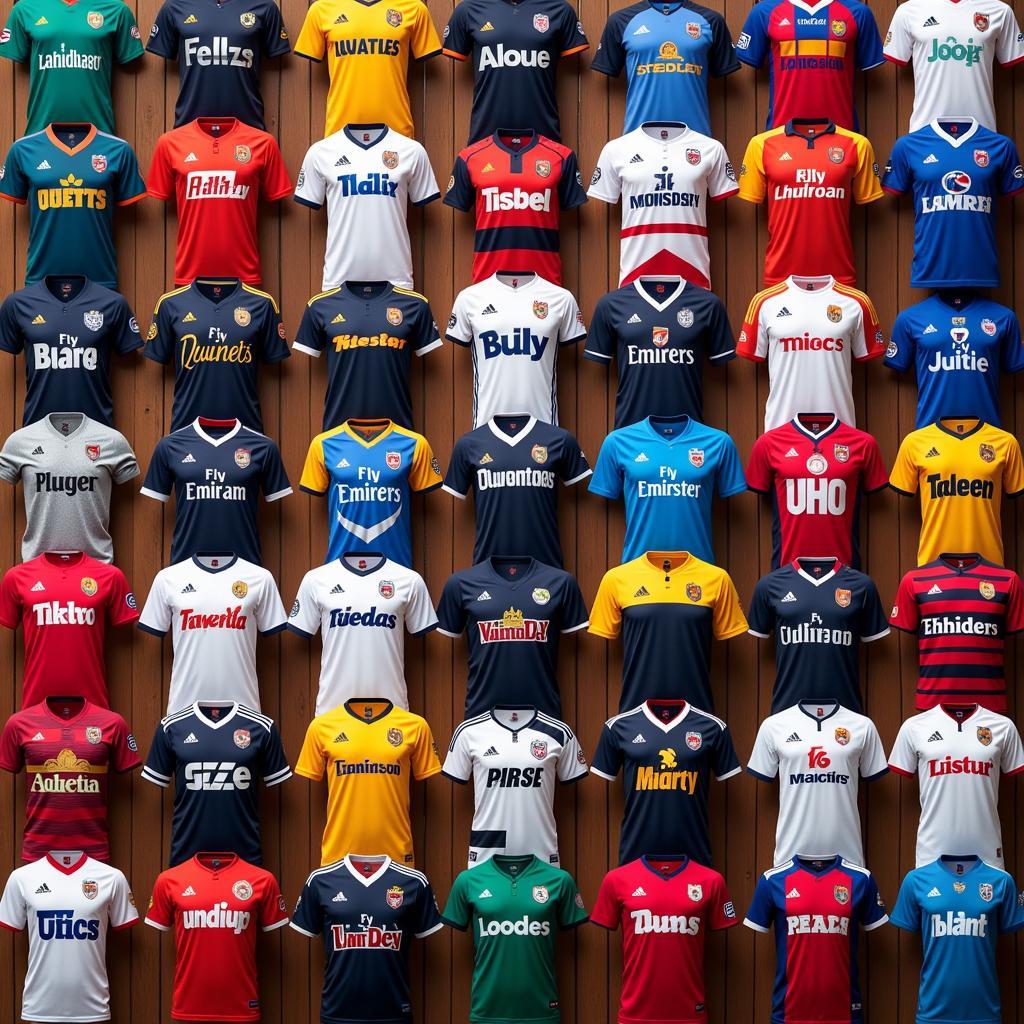 Collection of Football Jerseys