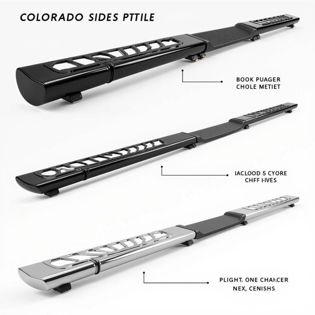 Different Styles of 2024 Colorado Side Steps