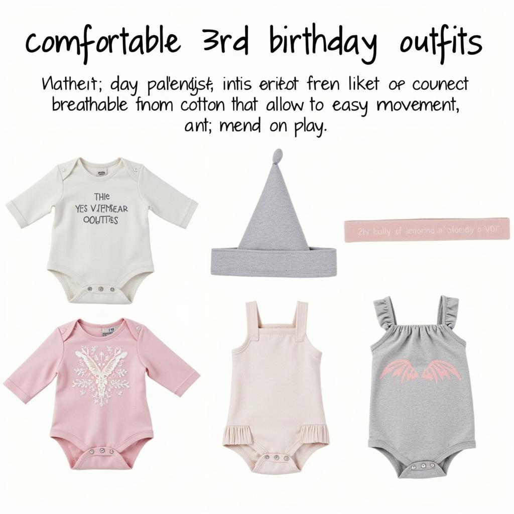 Comfortable 3rd Birthday Outfits