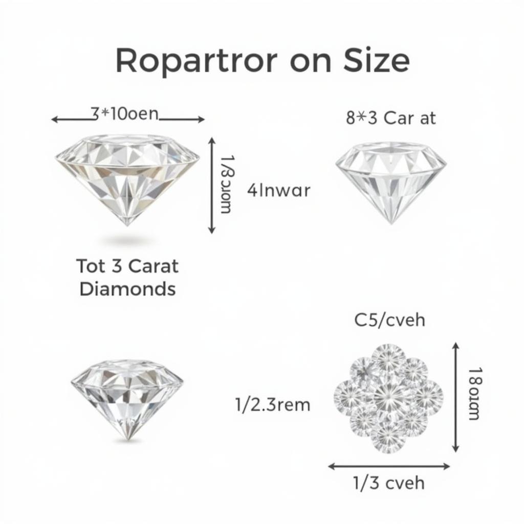 Comparing Different Diamond Sizes