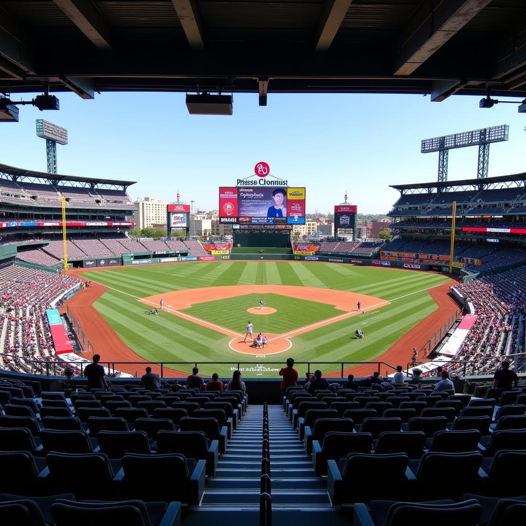 Cool Today Park Seating Chart with a View from the Dugout