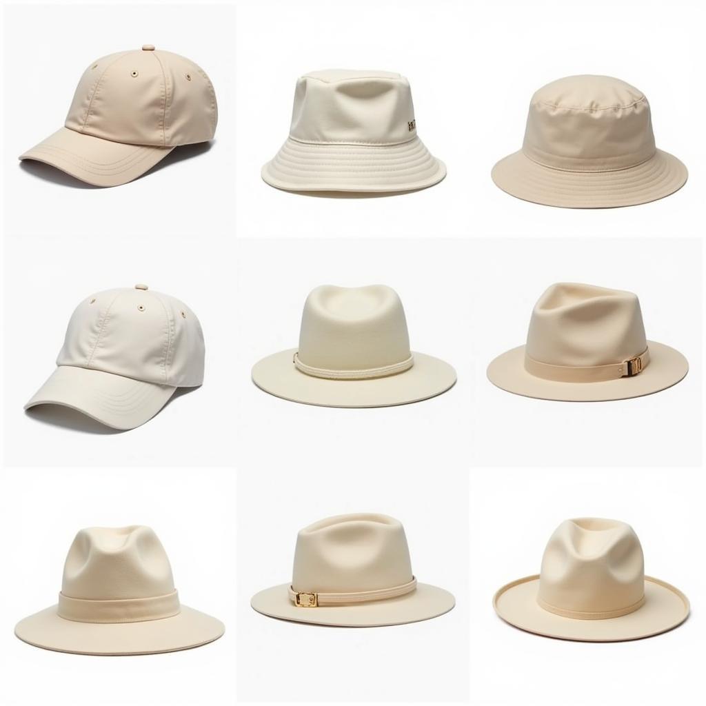 Different Styles of Cream City Hats