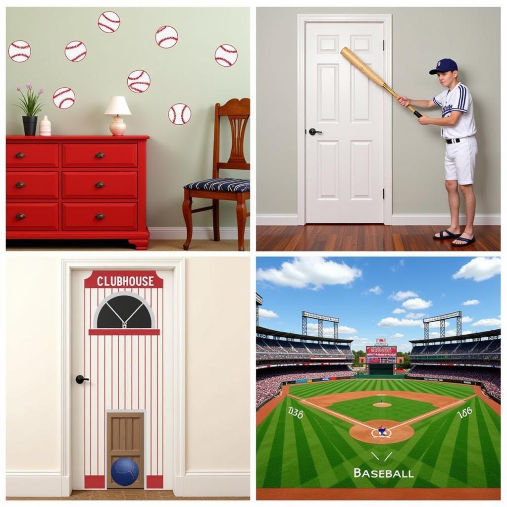 Creative Baseball Wall Sticker Ideas