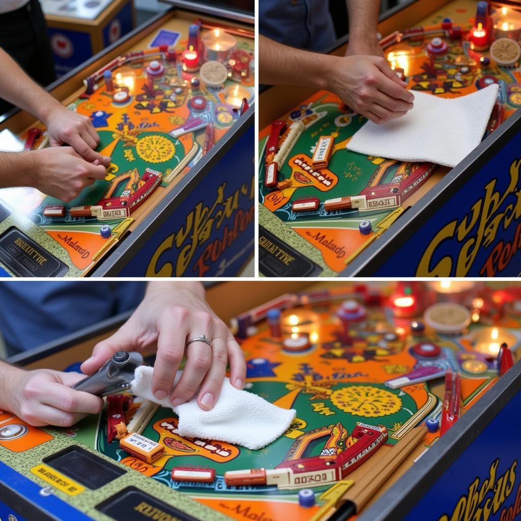 Maintaining a Cubs Pinball Machine