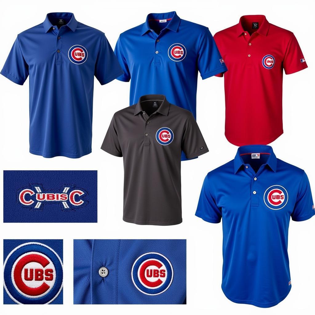 Different Cubs World Series Polo Styles