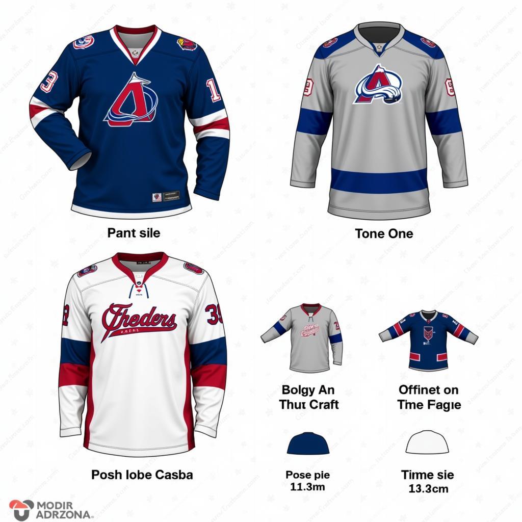 Custom Two Team Jersey Logo Placement