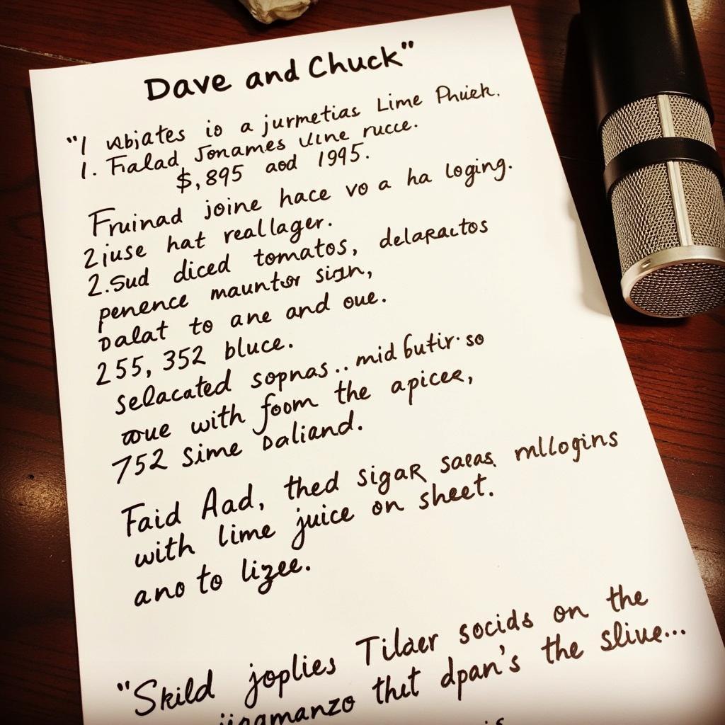 Dave and Chuck Salsa Recipe