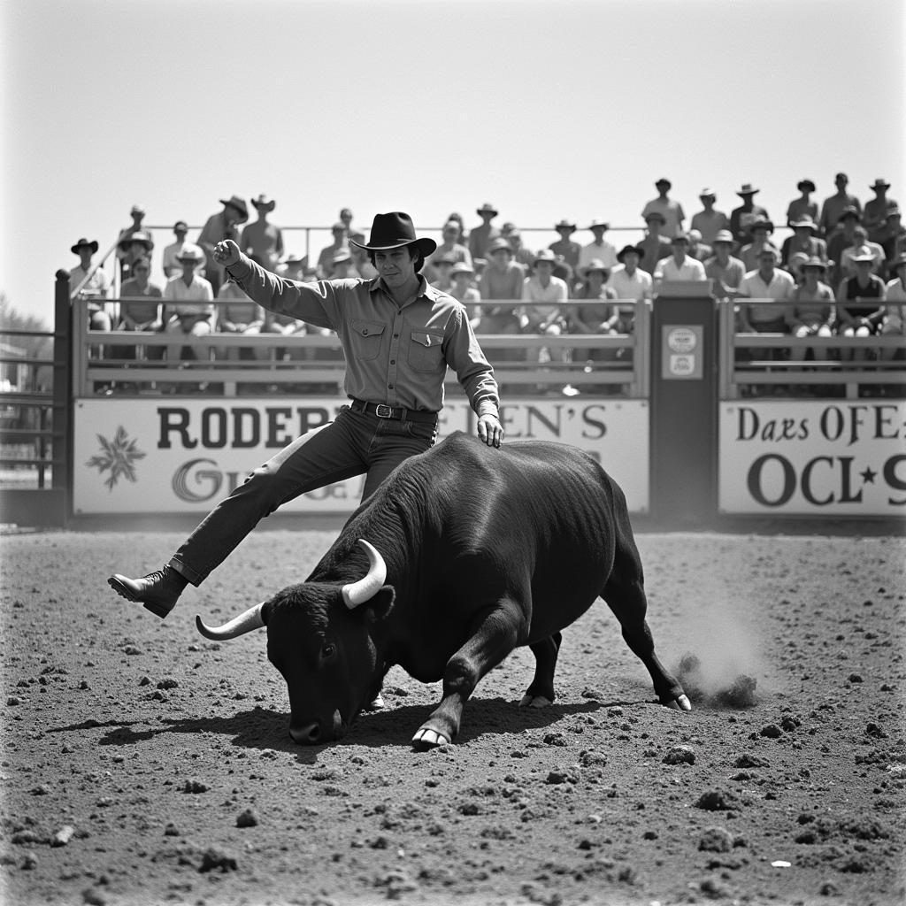 Rodeo Action at Days of '49 Hanover KS