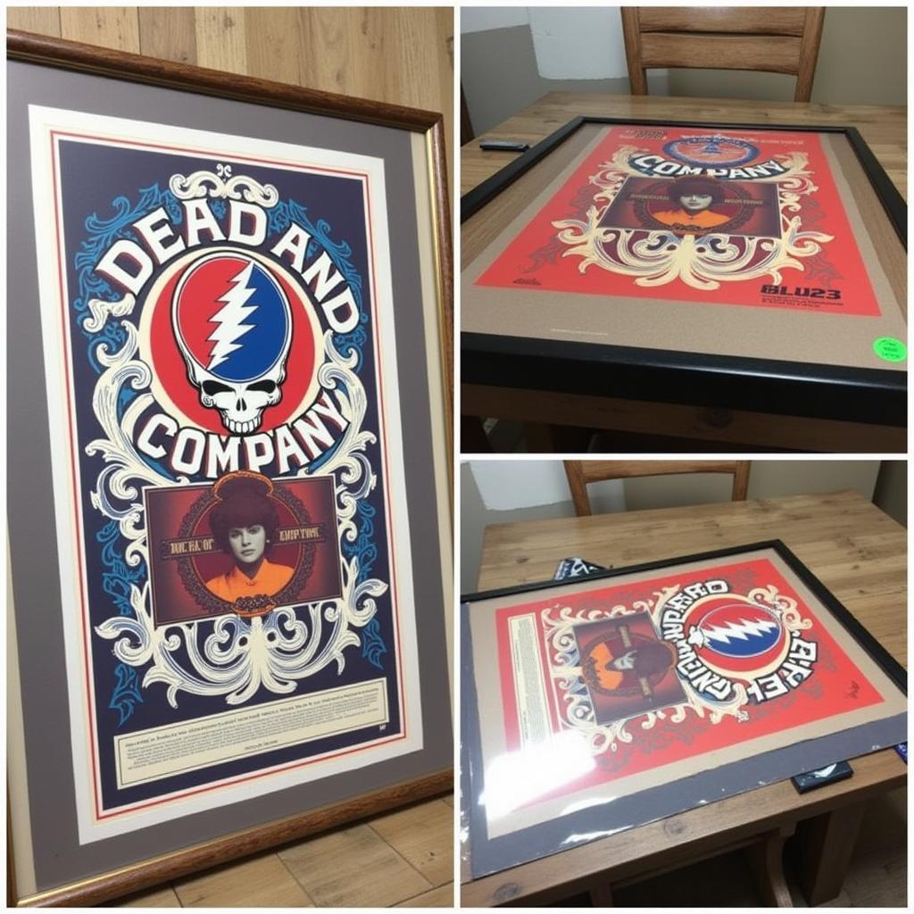 Framing and Preserving Dead and Company Posters