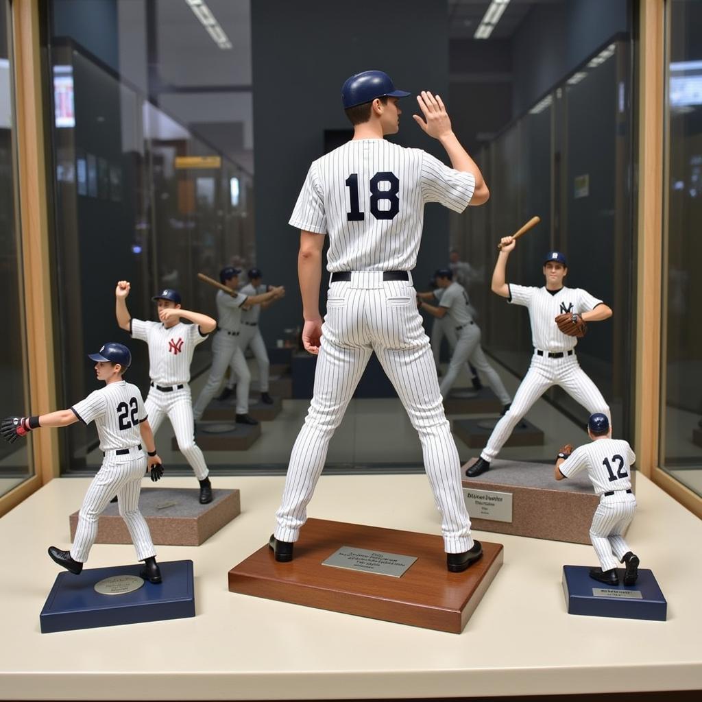 Derek Jeter Danbury Mint Figurines Showcase Key Career Moments