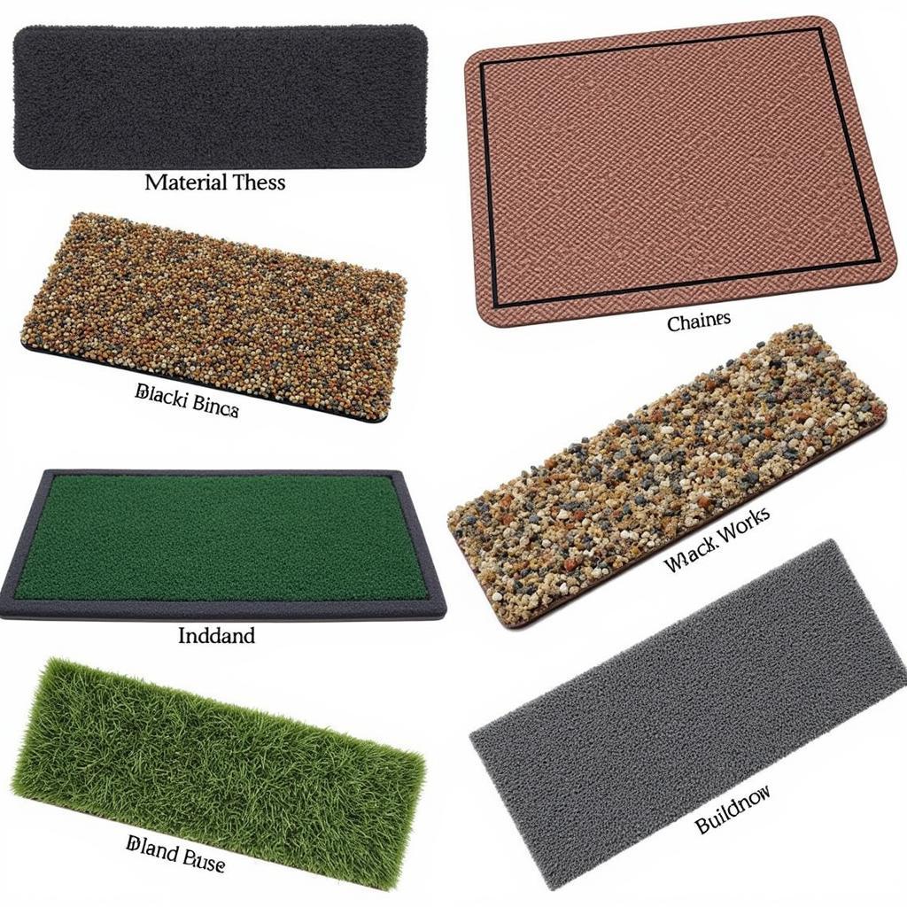 Variety of Golf Cart Mats