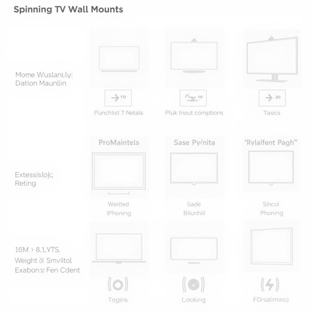 Comparison of Different Spinning TV Wall Mounts