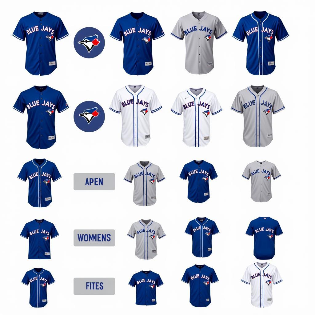 Different Styles and Fits of Blue Jays Jerseys