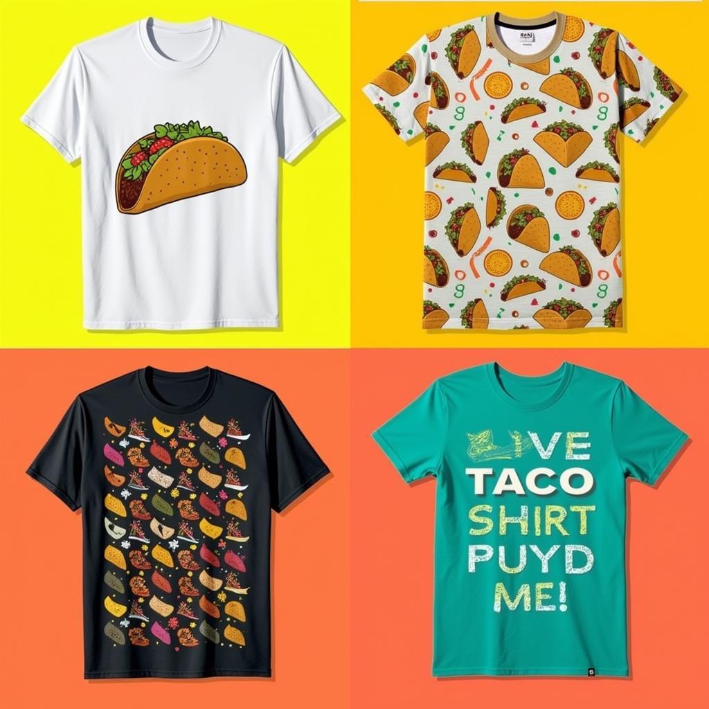 Variety of Taco Golf Shirt Styles