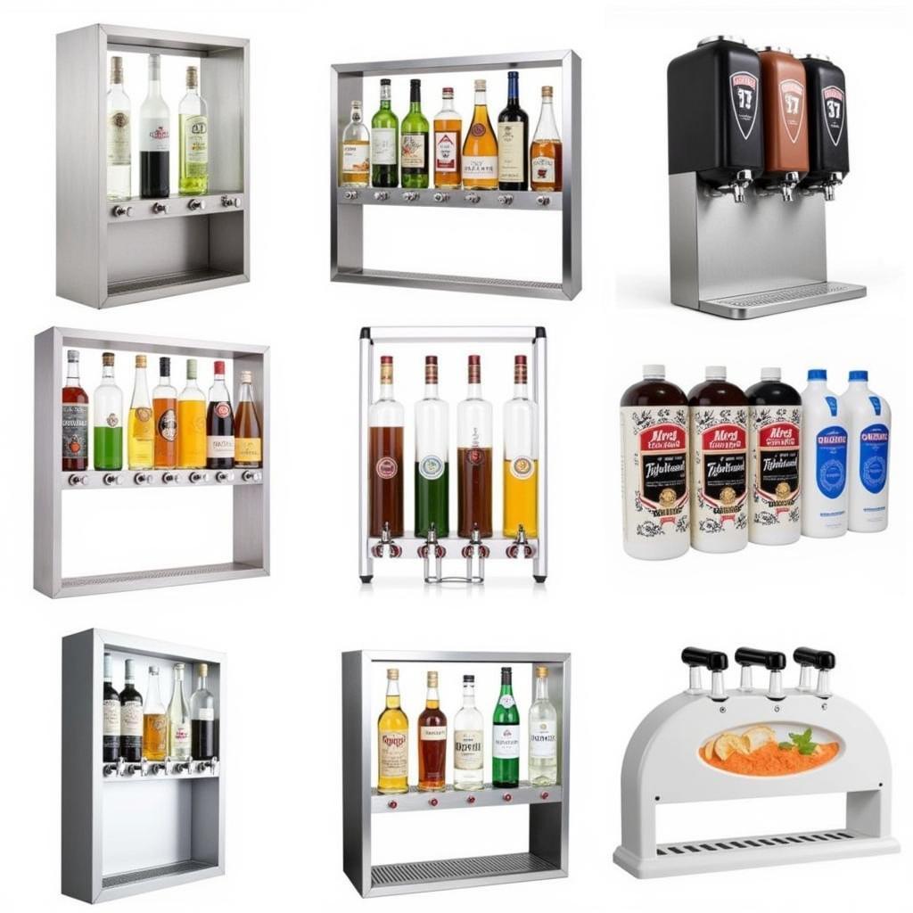 Different Types of 3 Bottle Liquor Dispensers