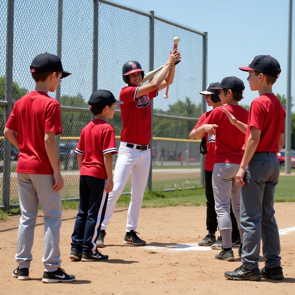 District 4 Little League Washington Baseball Practice