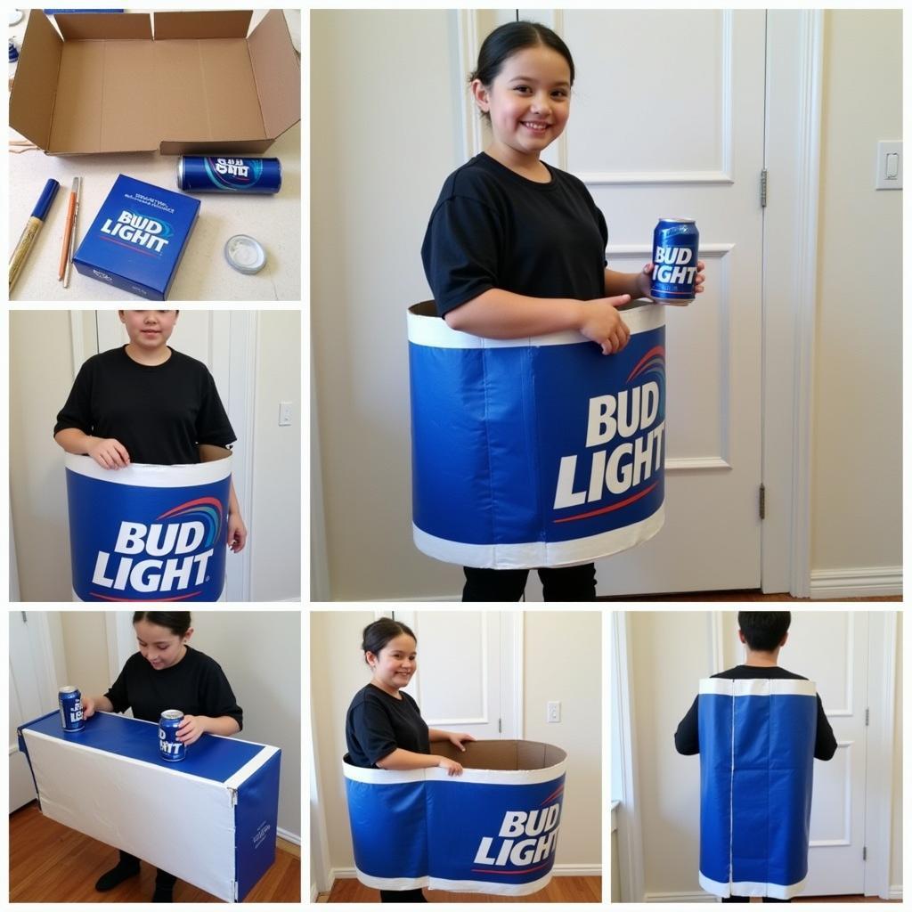 DIY Bud Light Can Costume: Step-by-Step Guide