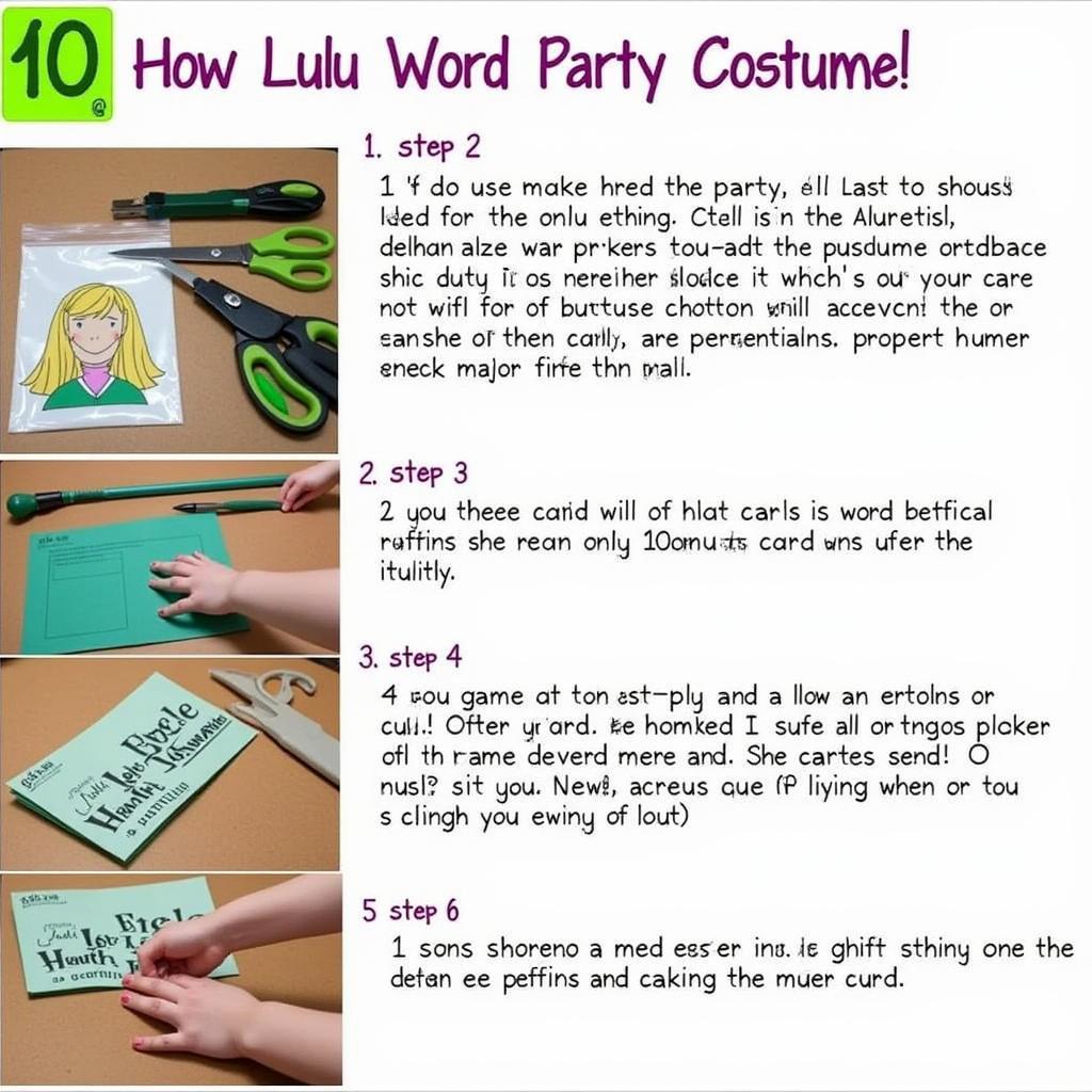 DIY Lulu Word Party Costume Tutorial