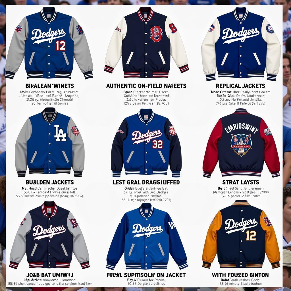 Dodgers Jacket Variations