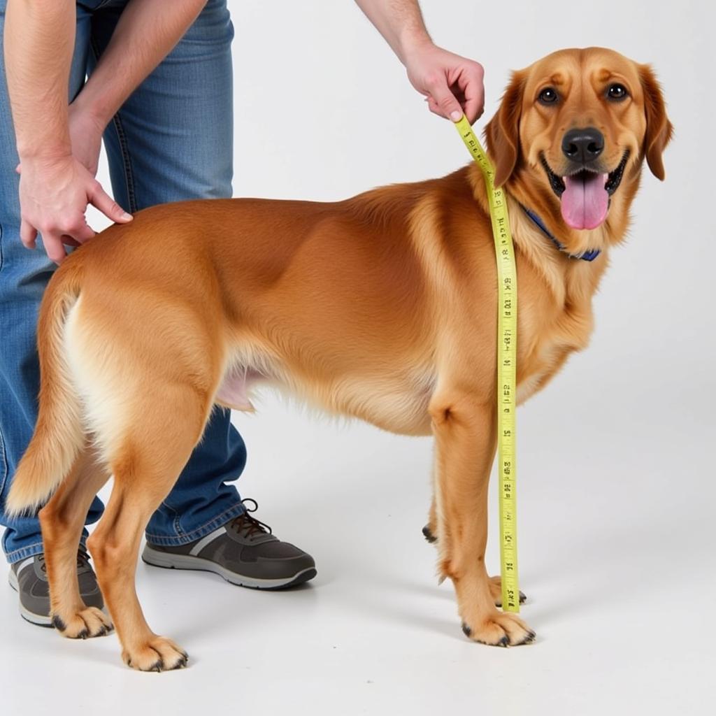 Measuring a Dog for a Raincoat Correctly